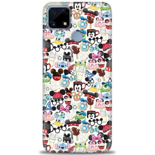 Realme C25s Kılıf HD Baskılı Kılıf - Cartoon + Tam Ekran Koruyucu