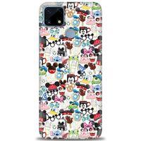 Realme C25s Kılıf HD Baskılı Kılıf - Cartoon + Tam Ekran Koruyucu