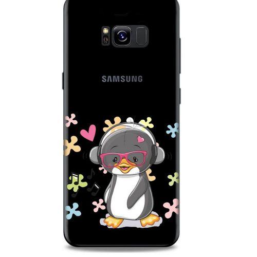 Zoologix (75) Samsung Galaxy Note 8 Şeffaf Kılıf Silikon Desenli