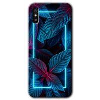 Xiaomi Redmi 9A Kılıf Baskılı Kapak - Mekanik Yaprak 4 +Tam Kaplayan Mat Seramik