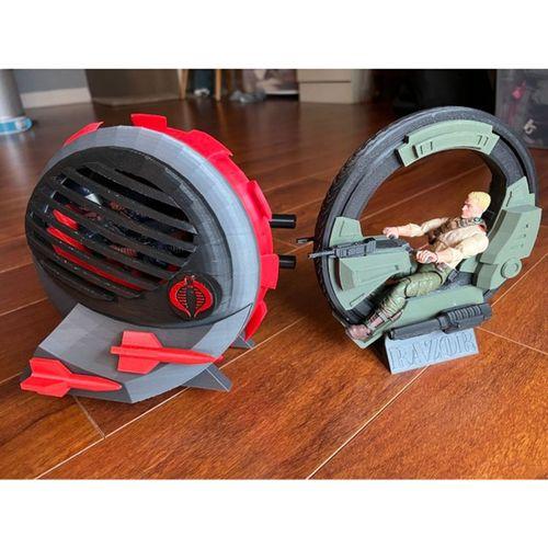 GI Joe Sınıflandırılmış Cobra Buzz Boar (Bu ürün Sadece Plastik parçadır - Almadan Önce Soru Sorabilirsiniz)