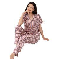 Gömlek Pijama Takım Kadın Ar3562