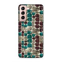 Samsung Galaxy S21 Uyumlu Kılıf Romans (36) Glitter Kılıf Kahverengi