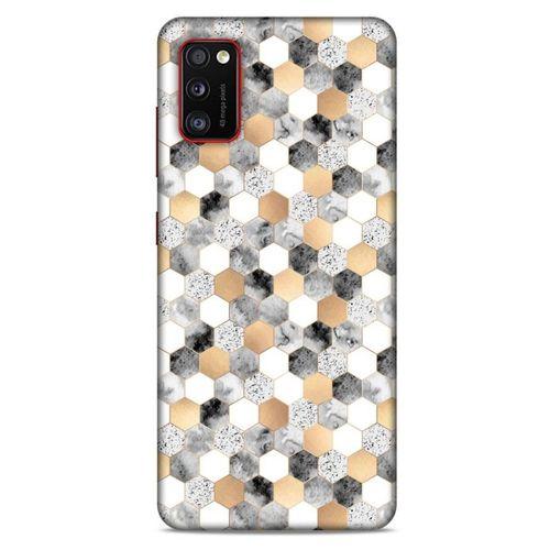 Lopard Samsung Galaxy A41 Uyumlu Kılıf Mermer Desenli (50) Shockproof Kılıf