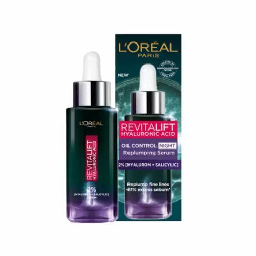 L'Oreal Paris Revitalift Hyaluronic Acid Oil Control Night Serum 30 ml