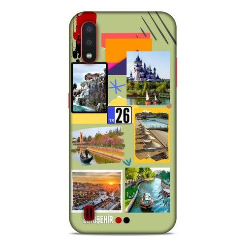 Lopard Samsung Galaxy A01 Uyumlu Kılıf Şehirli ※ (26) Eskişehir Tpu Silikon Kılıf