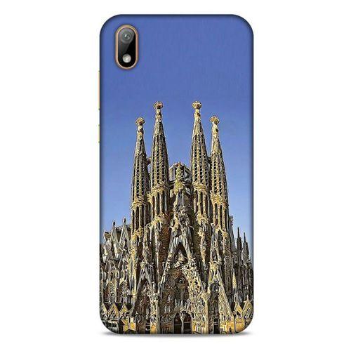 Huawei Y5 2019 Kılıf Dünya Mimarisi (36) Glitter Kılıf La Sagrada Familia