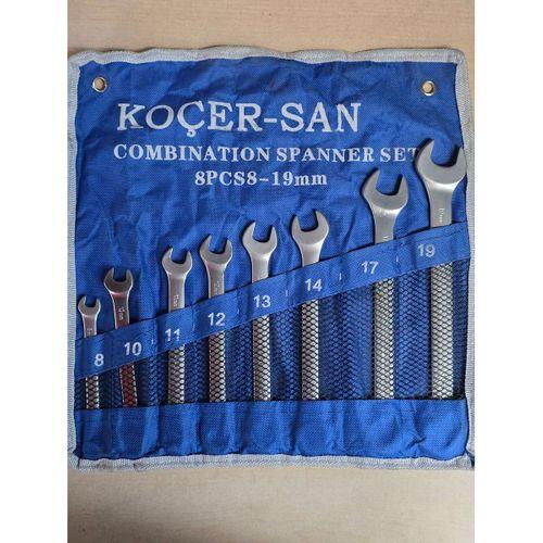Kombine anahtar takımı 8 parça