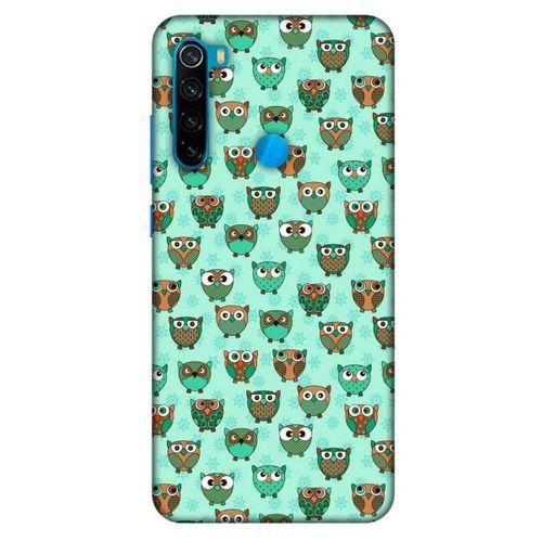 Baykuşlar (23) Desenli Silikon Kapak Telefon Kabı Xiaomi Redmi Note 8 Kılıf