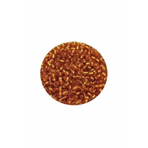 Dökme Cam Kum Boncuk (11/0) 2 mm - 20 Gram -  Koyu Bal Rengi - BNC035