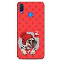 Animax Bereli Pug Huawei Psmart 2019 Kılıf Desenli Silikon