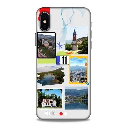Lopard Apple Iphone X Uyumlu Kılıf Şehirli ※ (11) Bilecik Tam Koruma
