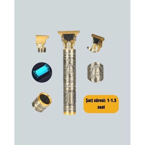 Şarjlı Titanyum Bıçaklı Saç Kesme Makinesi