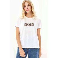 CHILD Baskılı Beyaz Kadın Tshirt