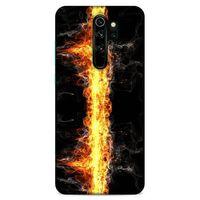 Lopard Xiaomi Redmi Note 8 Pro Uyumlu Kılıf FireX (1) Kılıfı Ateş Hattı