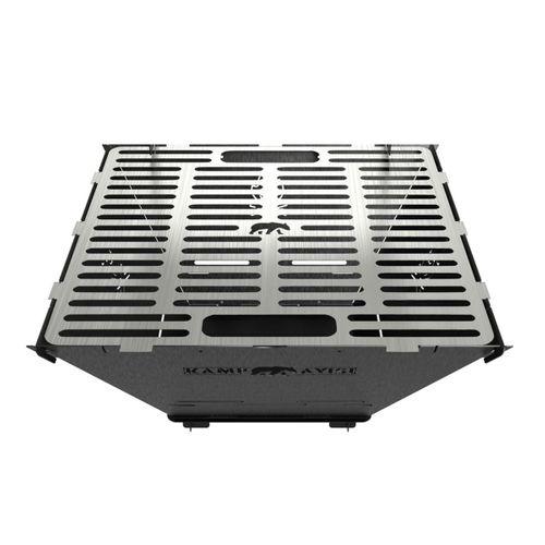 Kamp Ayısı® FireNest™: Core Ateş Çukuru Taşınabilir Ateş Çukuru Seti - 3mm Karbon Çelik, 1.5mm Paslanmaz Izgara, Çantalı