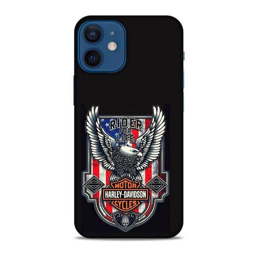 Apple iPhone 12 Mini Uyumlu Kılıf Motorsiklet (7) Telefon Kılıfı Harley Davidson