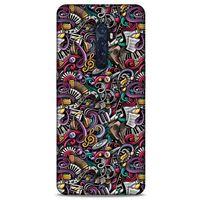 Graffitix (4) Desenli Silikon Kapak Oppo Reno 2 Kılıf