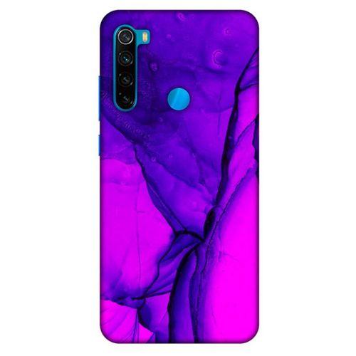 Xiaomi Redmi Note 8 Uyumlu Kılıf Pembe Delisi (13) Silikon Kap Suluboya