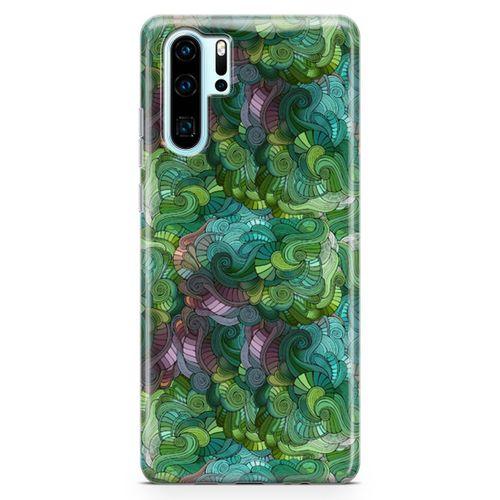Huawei P30 Pro Kılıf Sarmal Girdap Arka Kapak Koruma Desenli Full Koruyucu