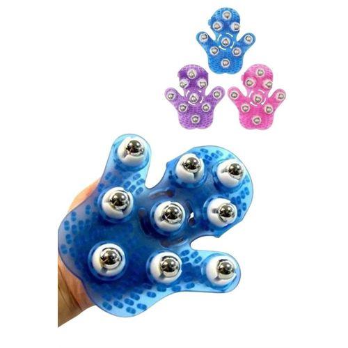 Masaj Aleti El Şeklinde Omuz Bacak Bilyeli Masaj Eldiveni El Şekilli