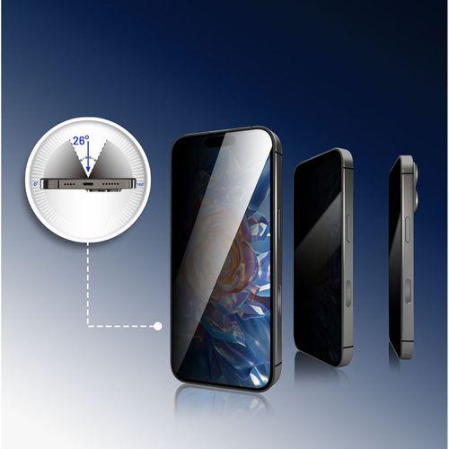 Apple iPhone 17 Mohseven Safir Coating 3D Glue Privacy Hayalet Temperli Cam Ekran Koruyucu