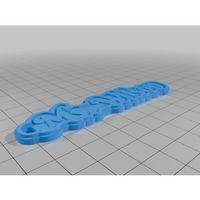 Ms Wilson – 3D Baskı Dekoratif İsimlik (Bu ürün Sadece Plastik parçadır - Almadan Önce Soru Sorabilirsiniz)