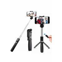 Selfie Çubuğu Tripod Bluetooth Kumandalı Selfie Çubuğu Telefon Tutucu