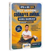 2026 KPSS MEB AGS Coğrafya Amiral Soru Bankası Eğit Akademi