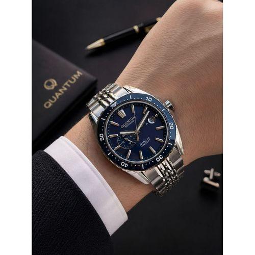 Quantum Otomatik Mekanizma Sapphire Cizilmez Cam Çelik Kordon 10 Atm Erkek Kol Saat EMG.1257.390