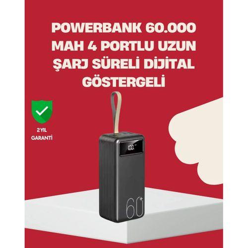 Led Ekranlı Çok Fonksiyonlu Taşınabilir Şarj Ünitesi Powerbank