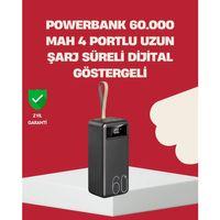Led Ekranlı Çok Fonksiyonlu Taşınabilir Şarj Ünitesi Powerbank