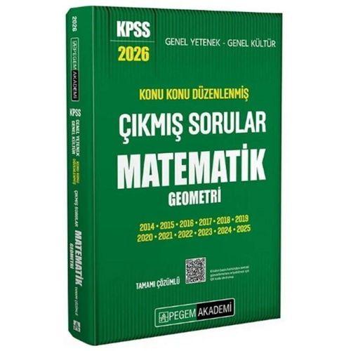 2026 KPSS Matematik Konu Konu Çıkmış Sorular Pegem
