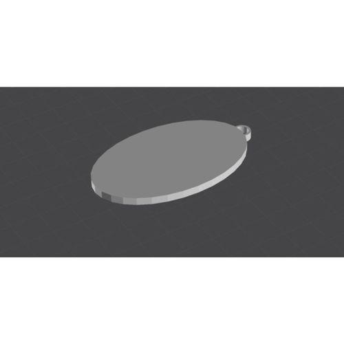 Boş Oval Anahtarlık Şablonu (Bu ürün Sadece Plastik parçadır - Almadan Önce Soru Sorabilirsiniz)