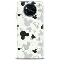 Xiaomi Poco X3 Pro Kılıf HD Baskılı Kılıf - Siyah Mickey + Tam Ekran Koruyucu