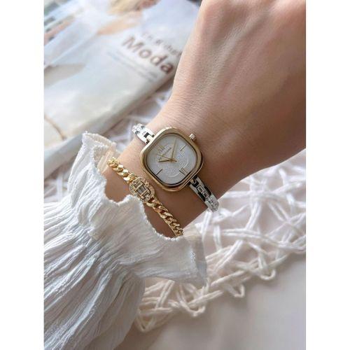 U.S.Polo Assn. İnce Baget Taşlı Özel Tasarım Çelik Kordon 2 Yıl Garantili Kadın Kol Saati U02149.2