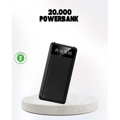 Çoklu Güvenlik Korumalı 20.000 Mah Powerbank Fener Özellikli