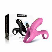 RANGER Klitoris ve G Nokta Uyarıcı Testis ve Penis Halkası - Pembe