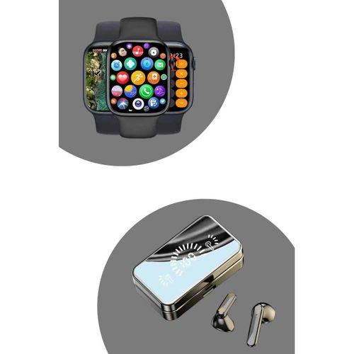 Powerbank Bluetooth Kulaklık Ve Yeni Model Akıllı Saat Seti Anc Özelliği Dokunamatik