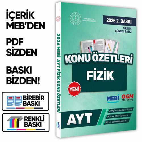 2026 YKS-AYT MEBİ-OGM Fizik Pratik Konu Özet Kitabı RENKLİ A4 Boyut Görsel Destekli BASKI ÜCRETİ