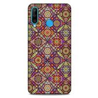 Ethnic Culture (96) Huawei P30 Lite Kılıf Silikon Kapak Desenli