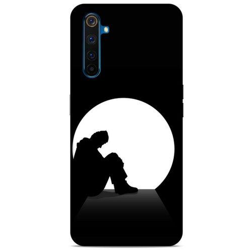 Oppo Realme 6 Pro Kılıf Depresyon (46) Core Armor Kılıf Gri Cam Göbeği