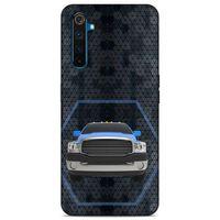 Lopard Oppo Realme 6 Uyumlu Kılıf PickUpX (8) Baskılı Kılıf Gece Mavi