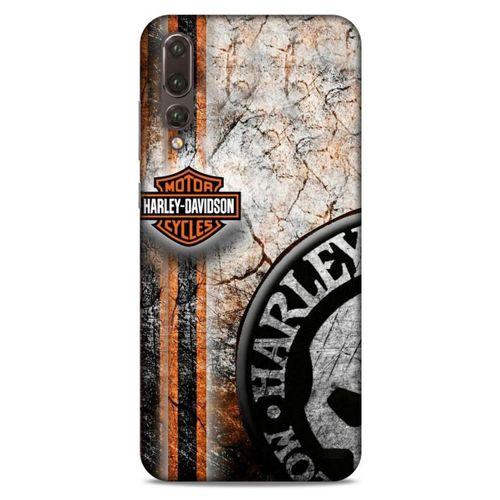 Huawei P20 Pro Uyumlu Kılıf Motorsiklet (11) Tam Koruma Harley Davidson