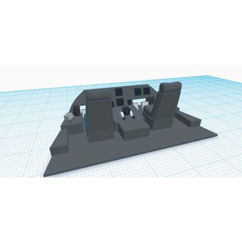 Uçak Kokpiti Dosyası (Bu ürün Sadece Plastik parçadır - Almadan Önce Soru Sorabilirsiniz)