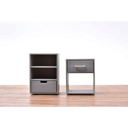 Bebek Evi 1/12 Minyatür Komodin 3 Çekmeceli Şifonyer 3D Baskı (Bu ürün Sadece Plastik parçadır - Almadan Önce Soru Sorabilirsiniz)