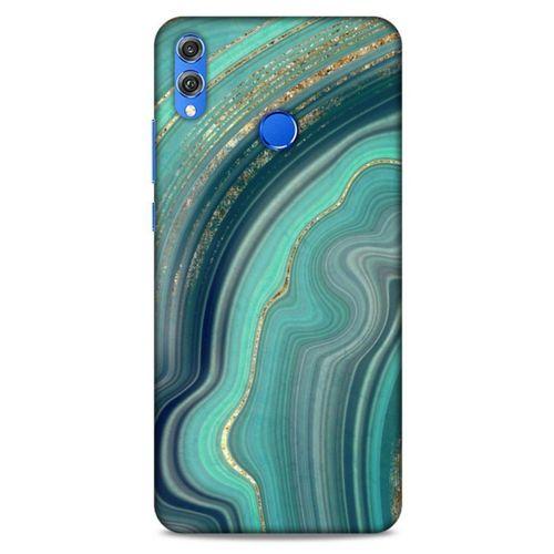 Huawei Honor 8x Uyumlu Kılıf Yeşil Delisi (6) Silikon Kılıf Tropikal orman yeşili