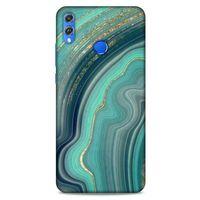 Huawei Honor 8x Uyumlu Kılıf Yeşil Delisi (6) Silikon Kılıf Tropikal orman yeşili