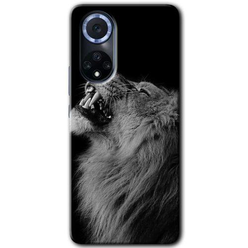 Huawei Nova 9 HD Baskılı Kılıf + 9D Tam Ekran Koruyucu - Lion