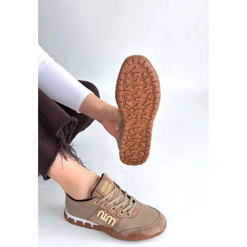 Marje Vizon Cilt Bağcıklı Spor Ayakkabı